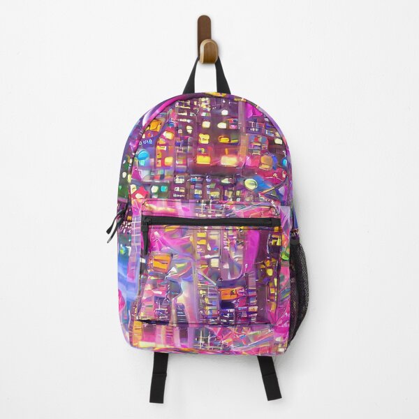 Item preview, Abstract colorful surreal city designed and sold by Neo-Expression.