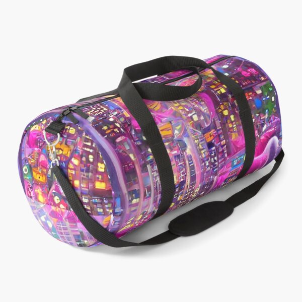 Item preview, Abstract colorful surreal city designed and sold by Neo-Expression.