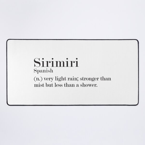 Item preview, Sirimiri - Spanish Beautiful Word designed and sold by Zooone.