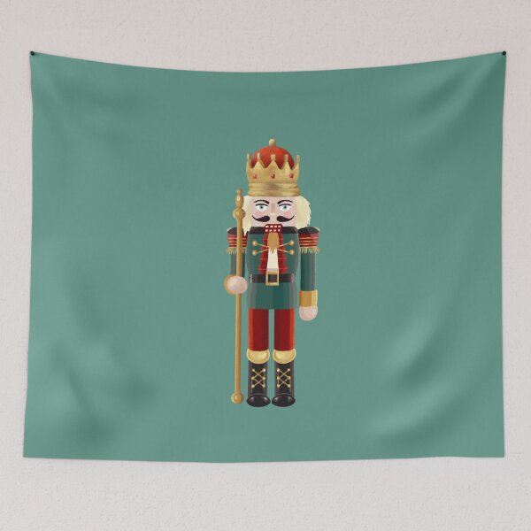 Item preview, Nutcracker toy king Christmas digital illustration  designed and sold by Bonheurem.