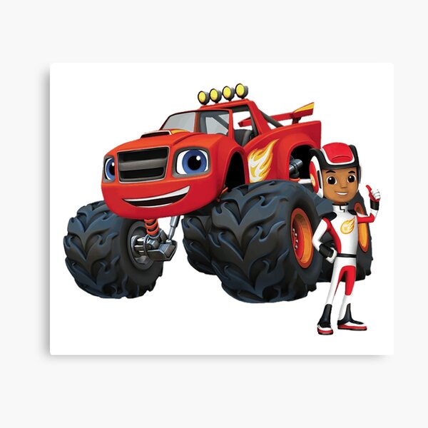 Blaze Monster Truck Canvas Prints for Sale | Redbubble Blaze Monster Truck Canvas Prints for Sale | Redbubble