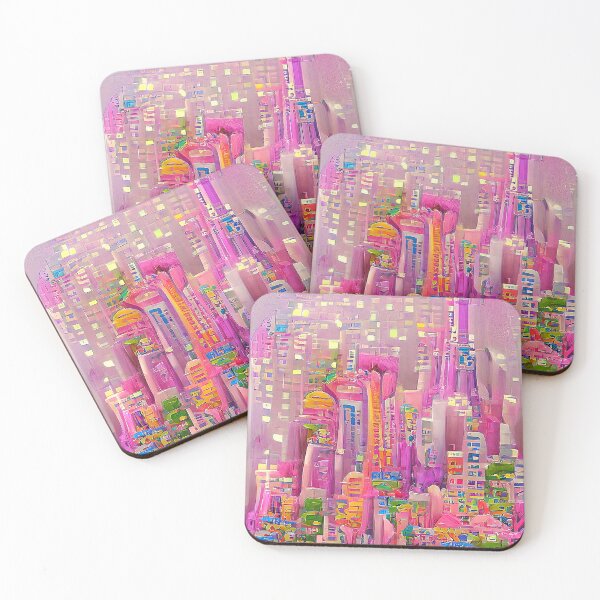 Item preview, abstract city cityscape designed and sold by Neo-Expression.