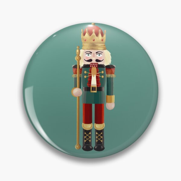 Item preview, Nutcracker toy king Christmas digital illustration  designed and sold by Bonheurem.