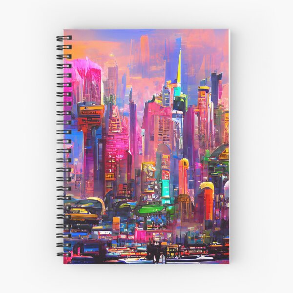 Item preview, New York Colorful surrealism futuristic designed and sold by Neo-Expression.