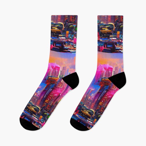 Item preview, New York Colorful surrealism futuristic designed and sold by Neo-Expression.