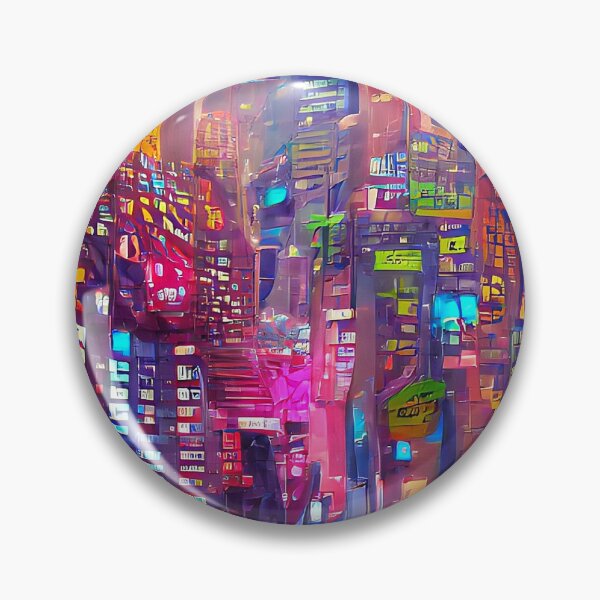 Item preview, New York Colorful surrealism futuristic designed and sold by Neo-Expression.