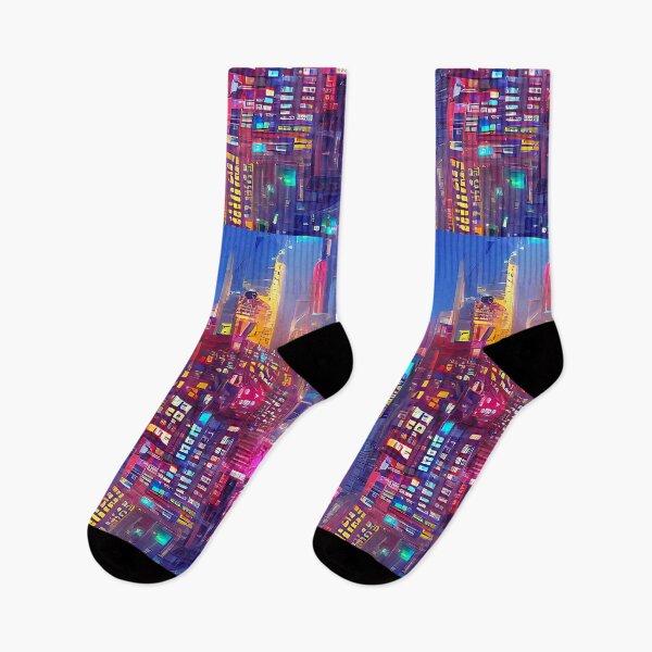 Item preview, New York Colorful surrealism futuristic designed and sold by Neo-Expression.