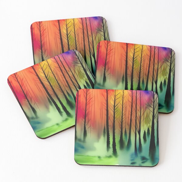 Item preview, Mysterious watercolor nature forest designed and sold by brandway.