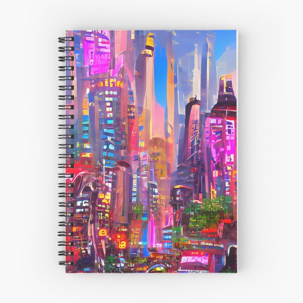 Item preview, New York Colorful surrealism futuristic designed and sold by Neo-Expression.