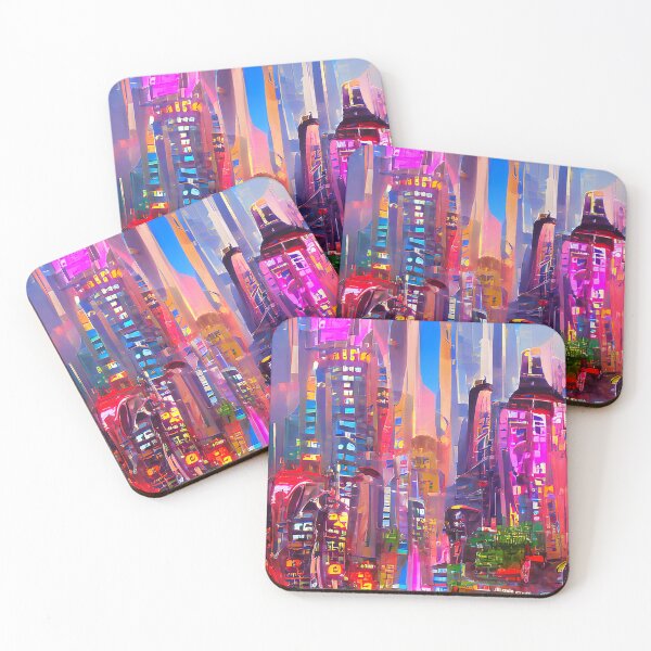 Item preview, New York Colorful surrealism futuristic designed and sold by Neo-Expression.