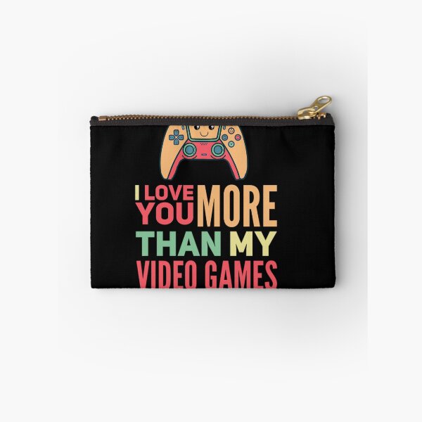 Item preview, I love you more than video games, funny Valentine’s Day, couples valentines designed and sold by mwebba2005.