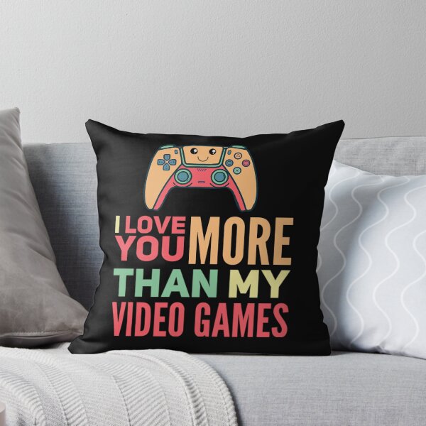 Item preview, I love you more than video games, funny Valentine’s Day, couples valentines designed and sold by mwebba2005.