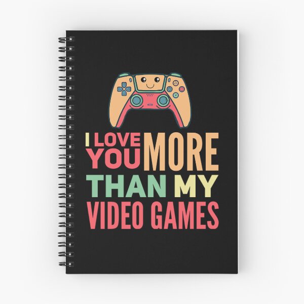 Item preview, I love you more than video games, funny Valentine’s Day, couples valentines designed and sold by mwebba2005.