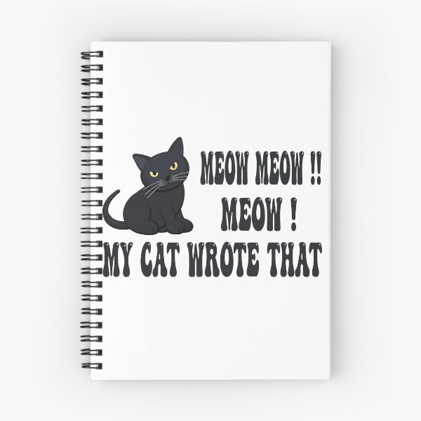 Item preview, my cat wrote that designed and sold by Ach B.