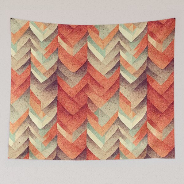 Item preview, orange paper pattern art 19 regular grid  designed and sold by KoolArtDistrict.