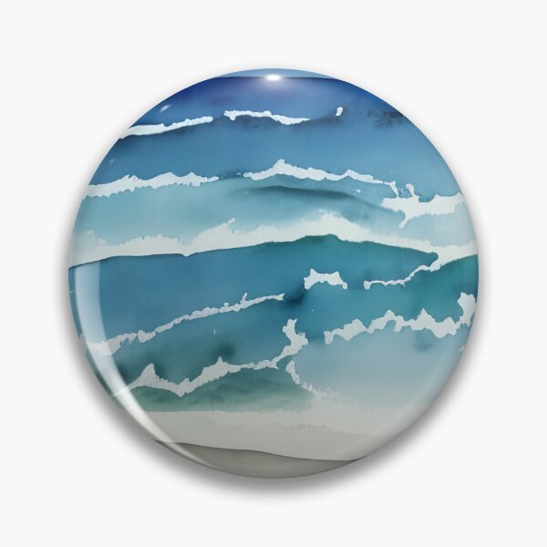 Item preview, Ocean watercolor art designed and sold by brandway.