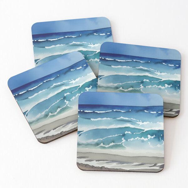 Item preview, Ocean watercolor art designed and sold by brandway.