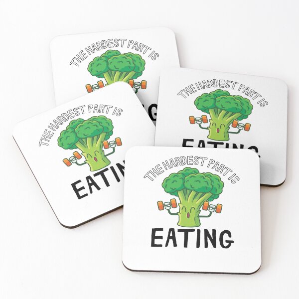 Item preview, The Hardest Part is Eating Broccoli  designed and sold by qawistz.