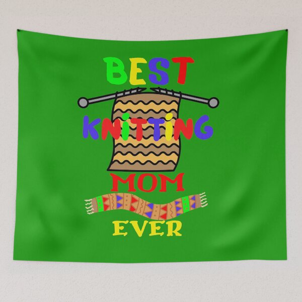 Item preview, Best Knitting Mom Ever. Gift for a beloved mother. designed and sold by facePale.