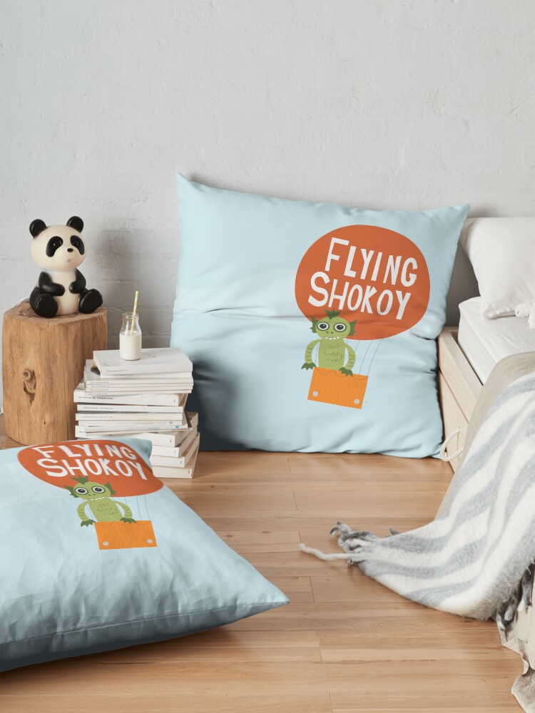 Alternate view of Flying Shokoy Floor Pillow