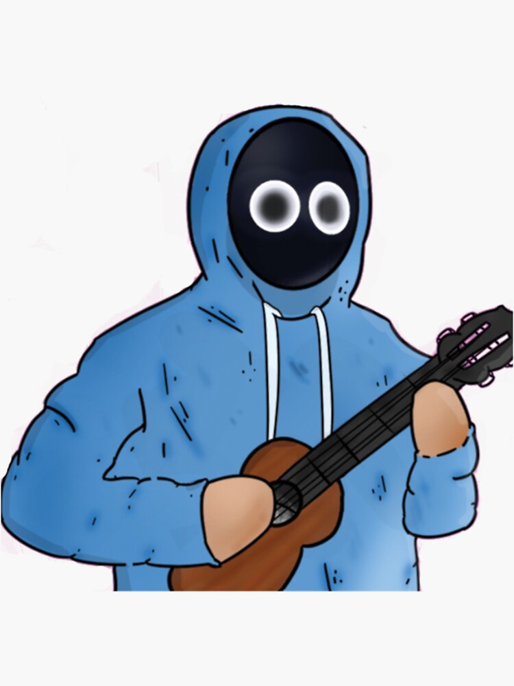 "Boy With Uke " Sticker for Sale by elliesspooniesp Redbubble