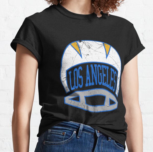 NFL Los Angeles Chargers Blue T Shirt Lightning Bolt Team Apparel