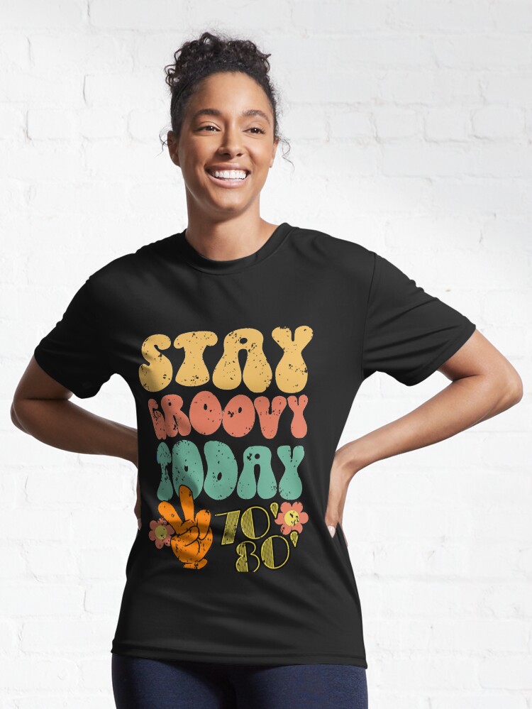 Stay Groovy Vintage Inspired Graphic T-shirt 70s Inspired 