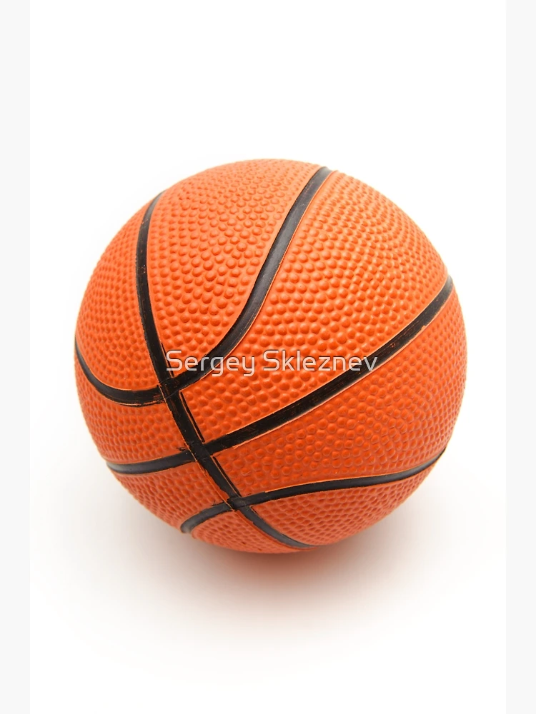 Poster Accurate Throw - Basketball Ball in Orange-Blue Dust - Posters