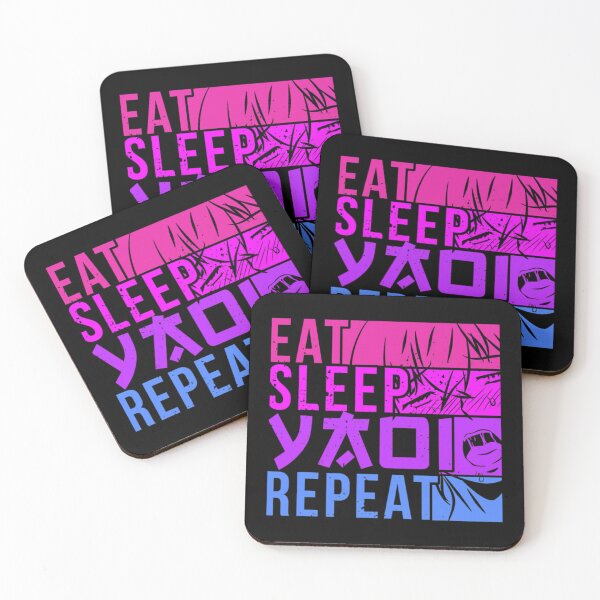 Item preview, Eat Sleep Yaoi Repeat Fujoshi Anime Boy designed and sold by elliesspooniesp.