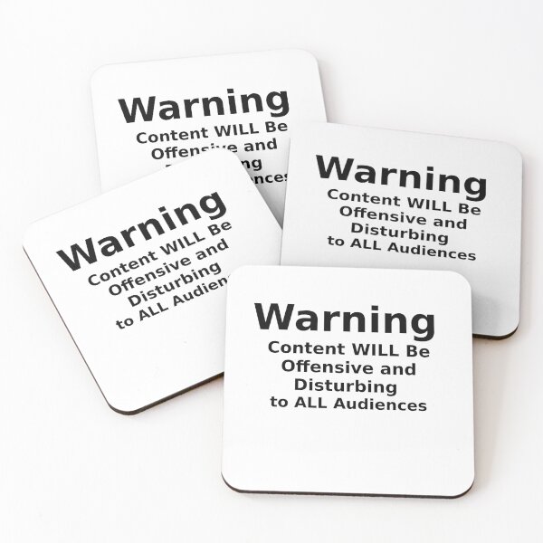 Item preview, Warning Content WILL Be Offensive and Disturbing to ALL Audiences designed and sold by stuartsemporium.
