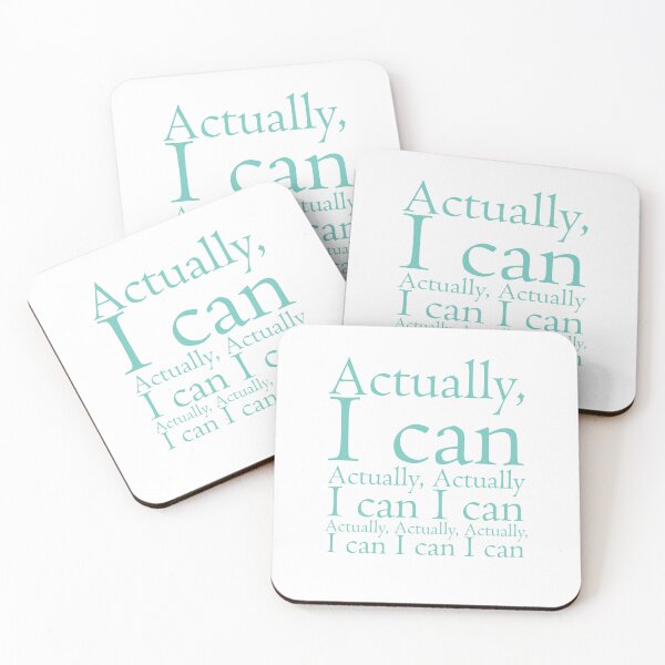 Item preview, nothing is impossible"Actually, I can " in text 101 ,inspirational quote  designed and sold by Nuttha49POD.