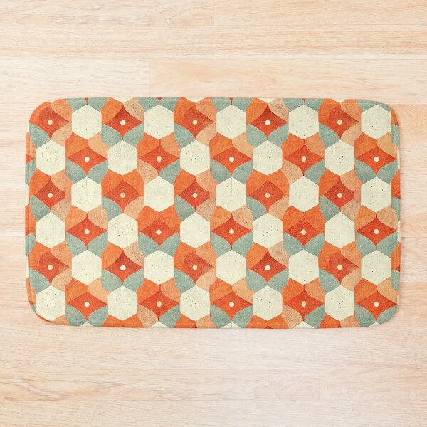 Item preview, Orange paper pattern art 22 regular grid  designed and sold by KoolArtDistrict.