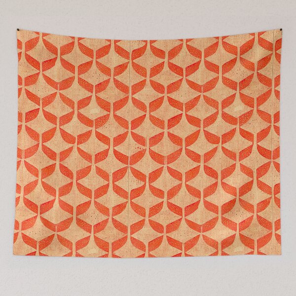 Item preview, Orange paper pattern art 23 regular grid  designed and sold by KoolArtDistrict.