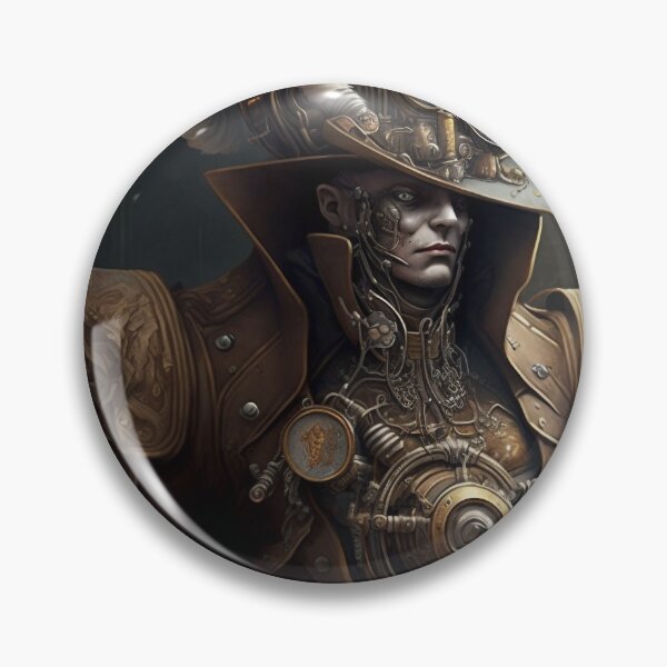 Item preview, Steampunk Series - The Copper Gunslinger designed and sold by AICreateWorlds.