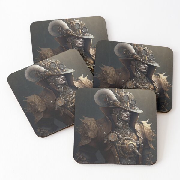 Item preview, Steampunk Series - The Copper Gunslinger designed and sold by AICreateWorlds.