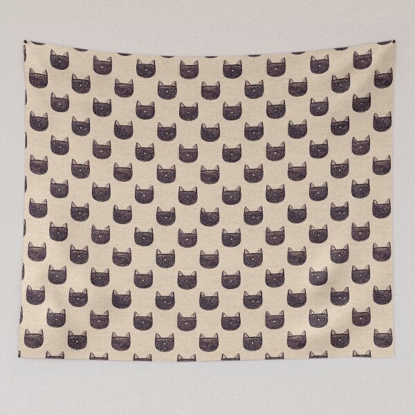 Item preview, Cute cat pattern art 25 regular grid  designed and sold by KoolArtDistrict.