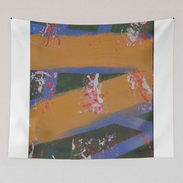 Item preview, Yellow & Blue abstract part one designed and sold by MaryLOwen85.