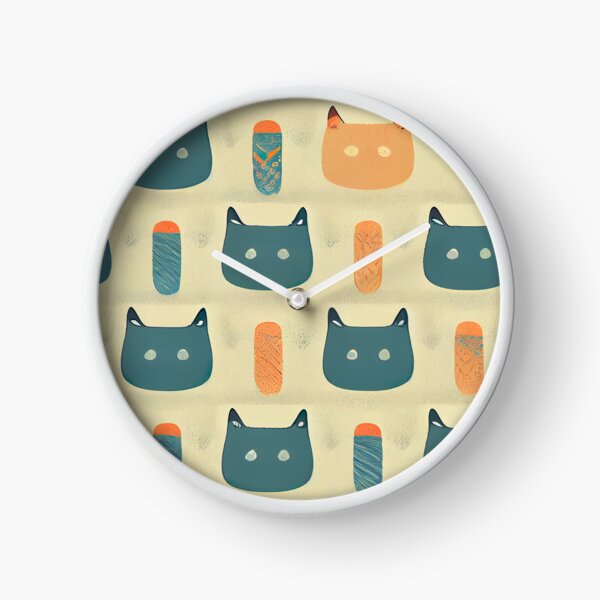 Item preview, Cute cat pattern art 27 regular grid  designed and sold by KoolArtDistrict.