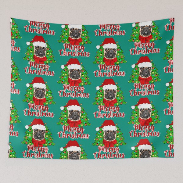 Item preview, Happy Christmas dog with gifts from Santa designed and sold by Bela Ambrus.