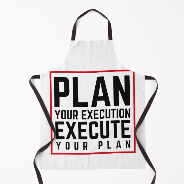 Item preview, Plan Your Execution Execute Your Plan white 2 designed and sold by KingsManKind.