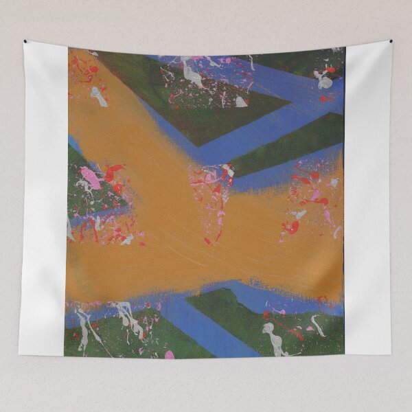 Item preview, Yellow & Blue abstract part two designed and sold by MaryLOwen85.