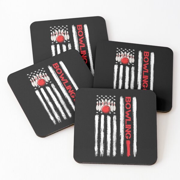 Item preview, Bowling American Flag USA Patriotic Bowling Gift for Veteran Dad Mom designed and sold by ARTZ84.