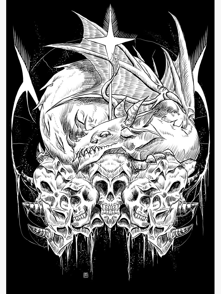 "Dragon's Den" Sticker for Sale by iruhas Redbubble