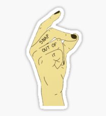 snap out of it Sticker