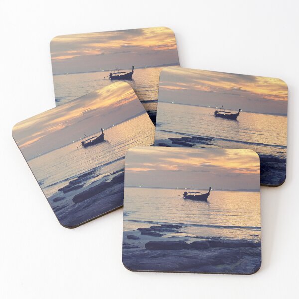 Item preview, Boat Krabi Thailand Sunset  designed and sold by t1n3333.