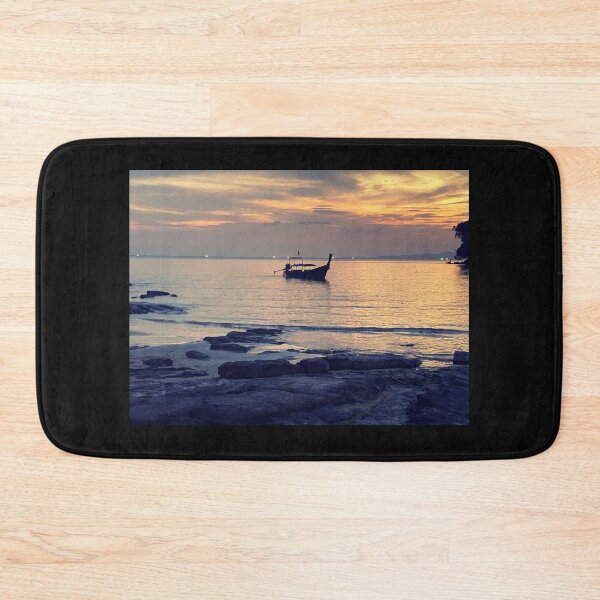 Item preview, Boat Krabi Thailand Sunset  designed and sold by t1n3333.