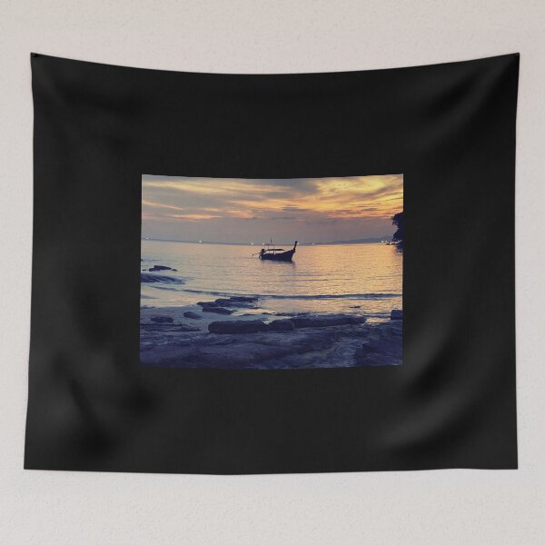 Item preview, Boat Krabi Thailand Sunset  designed and sold by t1n3333.
