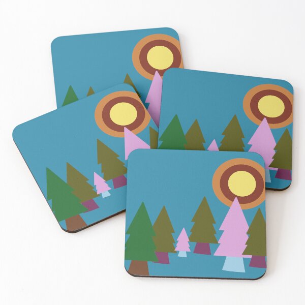 Item preview, Evergreen Forest Sunrise - Pattern designed and sold by jolabrese.