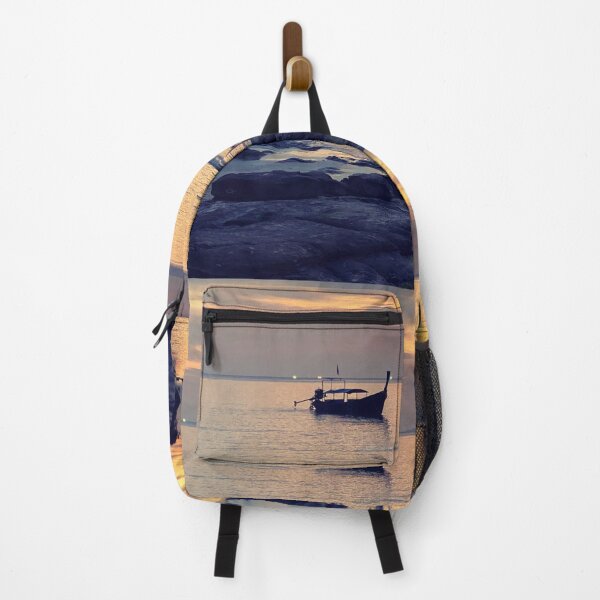 Item preview, Boat Krabi Thailand Sunset designed and sold by t1n3333.