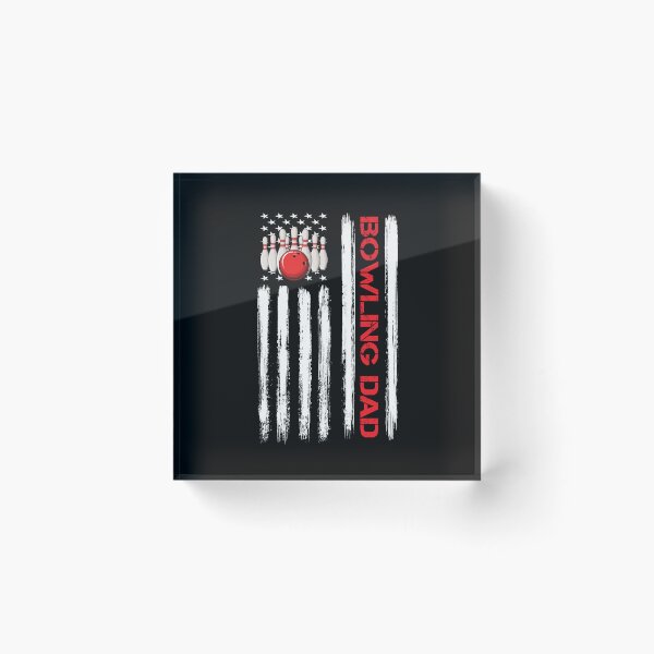 Item preview, Bowling Dad American Flag USA Patriotic Bowling Gift for Veteran Father designed and sold by ARTZ84.